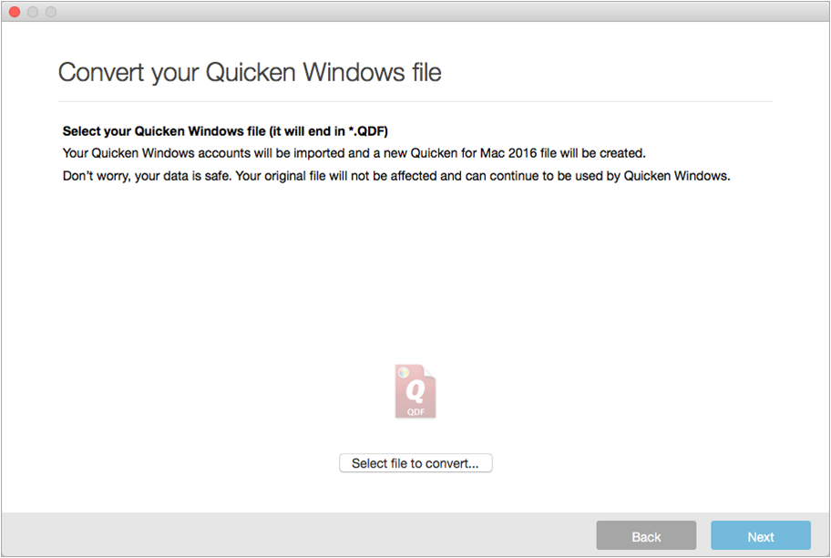 How Do I Open Windows Quicken Files In Quicken For Mac